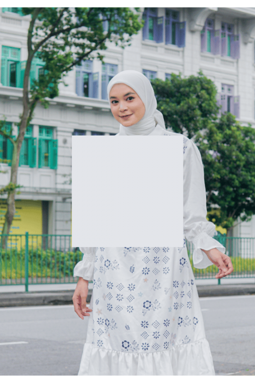 Mazaya Dress White